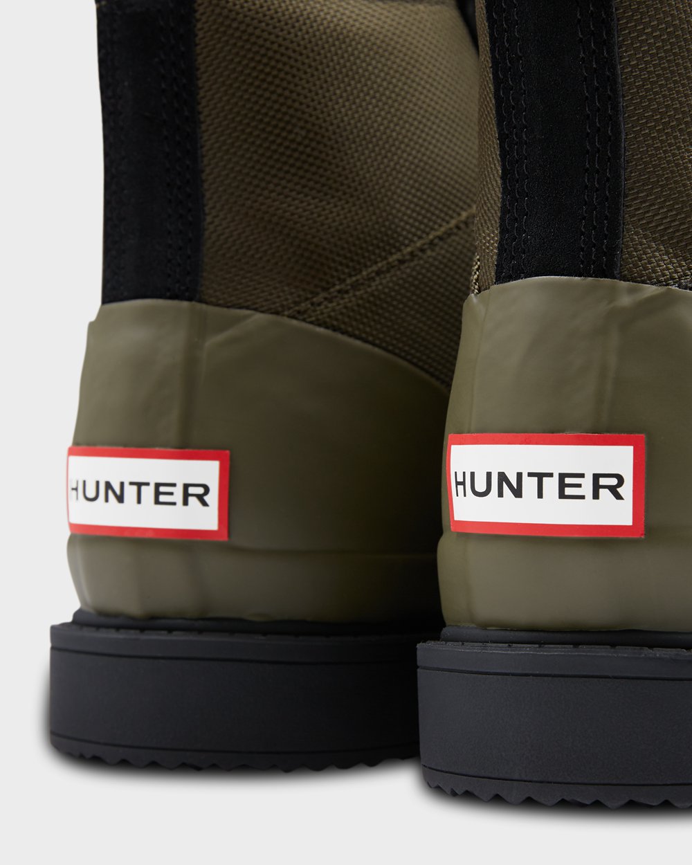 Botins Hunter Homem Pretas/Verde Oliva - Original Insulated Commando - 30AHZOSCD